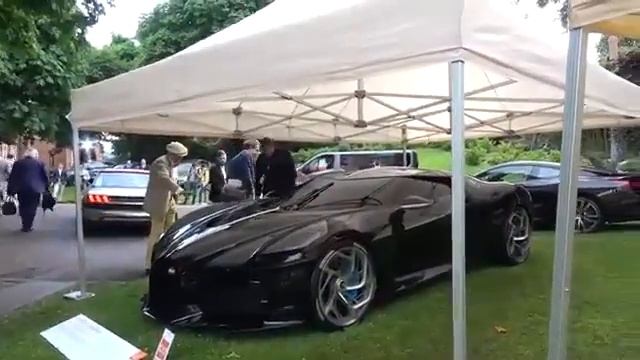 WORLD'S MOST EXPENSIVE CAR $19 MILLION Bugatti La Voiture Noir DRIVES