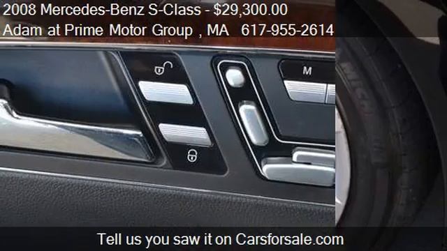 2008 Mercedes-Benz S-Class S550 - for sale in Hanover , MA 0
