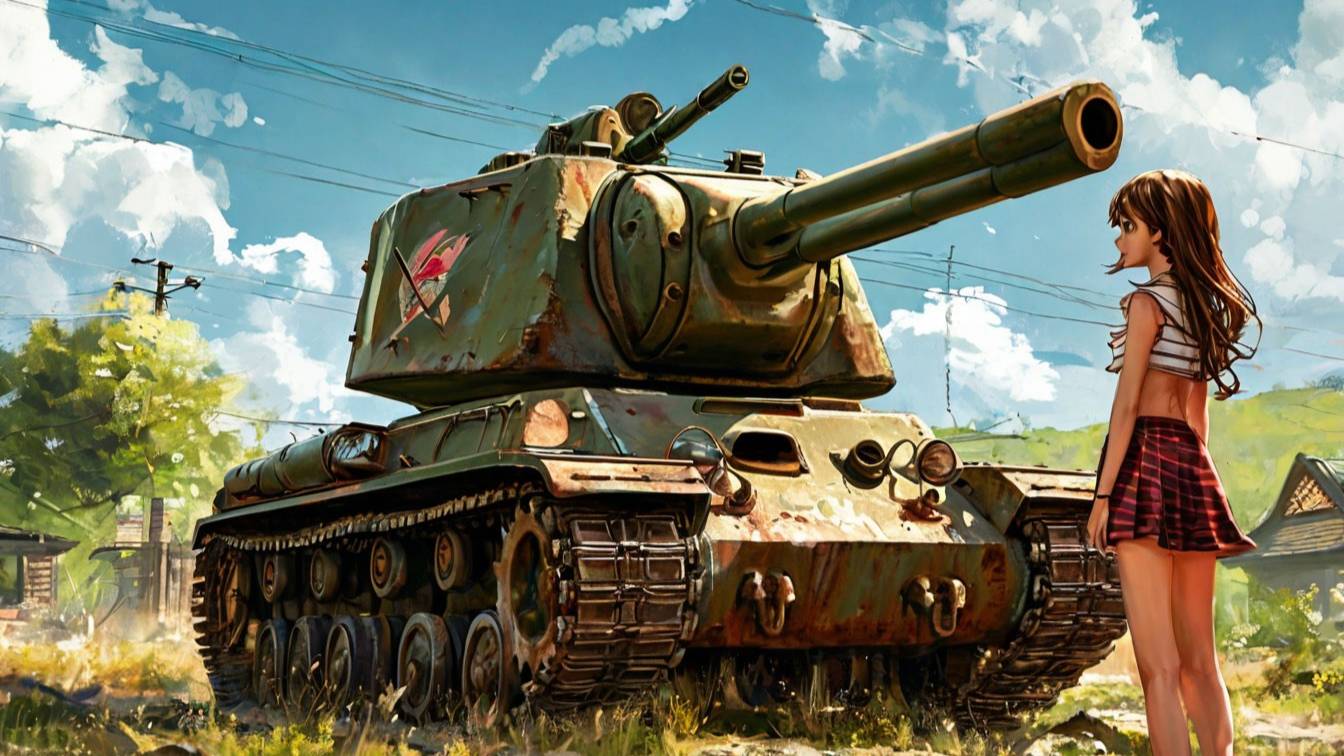 War Thunder -  бросаем бревна на КВ-2