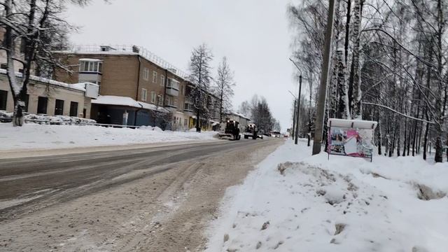 очистка дорог от снега 50 часть