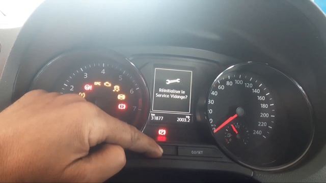 remise à zéro compteur vidange volkswagen polo / كيفية تصفير لمبة الزيت بعد الخدمة فولسفاكن بولو
