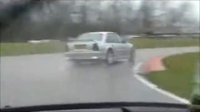 [HD] Opel Omega Turbo Drifitng in Track