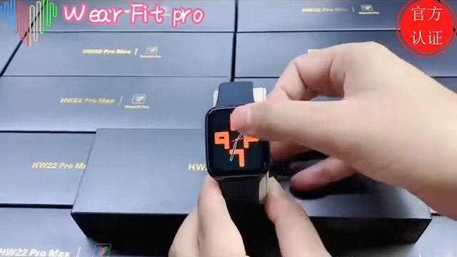 iwo HW22 Pro Max smart watch video 01