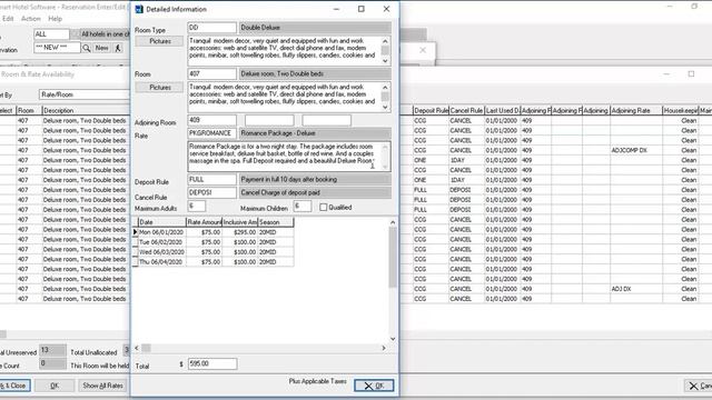 Smart Hotel - Reservations - Allocated