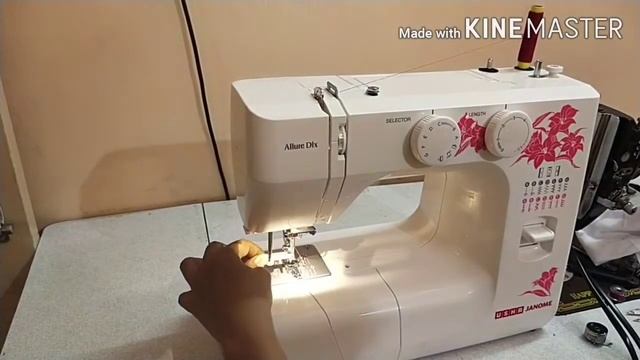 Usha Janome Allure DLX sewing machine demo part 1 in tamil 2021