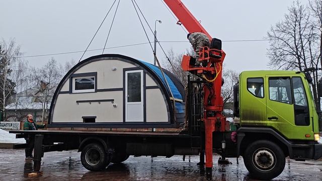 Смотри как легко перевозится модульный курятник