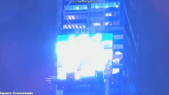 2025 Times Square New Years Eve 4 Hours to Go  Earthcam Crossroad Cam.mp4