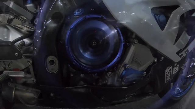 Bmw HP4 with Clear Clutch Cover