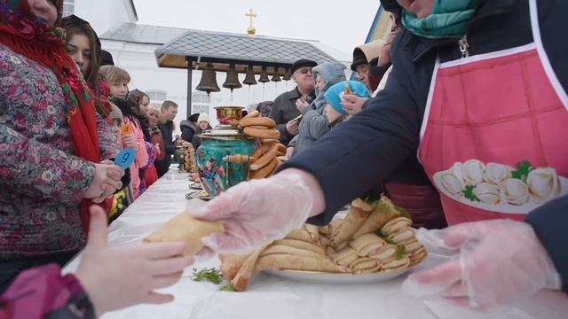 Прощеное Воскресенье и семейный конкурс "Вот так блин" в Свято-Успенском храме с. Себино