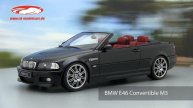ck-modelcars-video: BMW E46 Convertible M3 Baujahr 2004 schwarz 1:18 OttOmobile