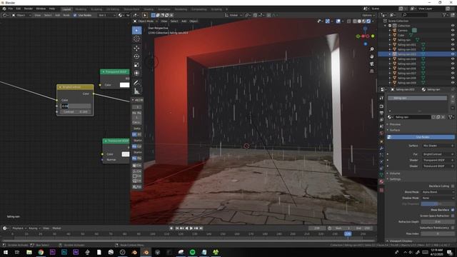 Rain Textures for Blender