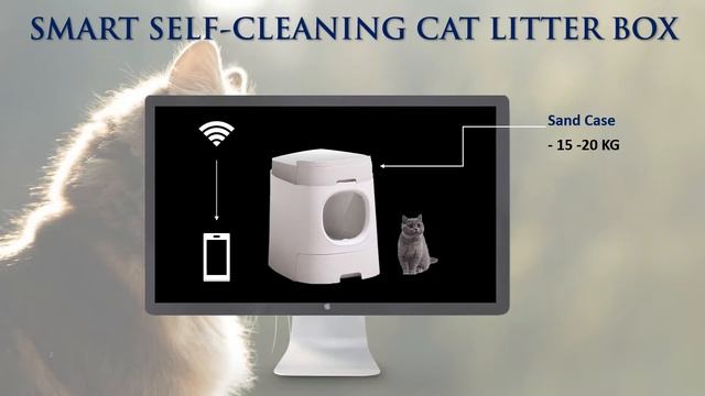 ENT 600 - Smart Self Cleaning Cat Litter Box