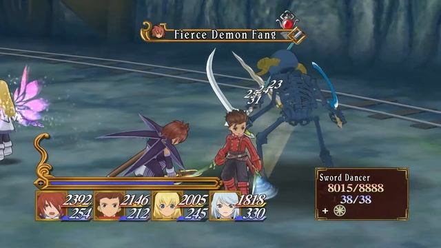 Tales of Symphonia - 63 Ossa Trail #4 Opt BOSS Sword Dancer 1