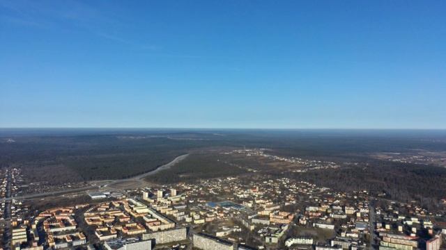 Hubsan Zino RAW footage - 500m attitude, Skarżysko-Kamienna, Poland