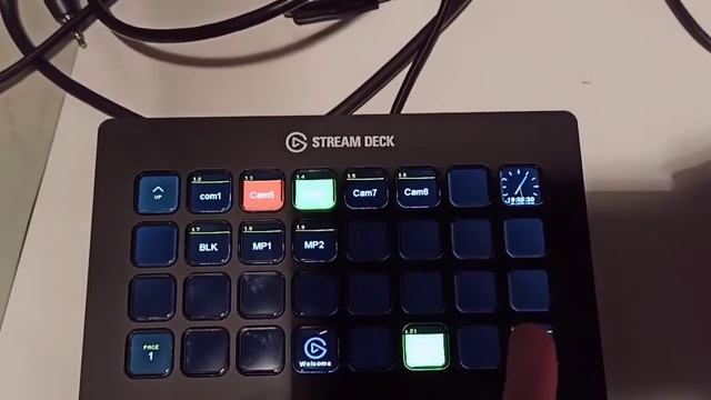 Blackmagic ATEM 1 ME 4k control with Stream Deck and Companion demo