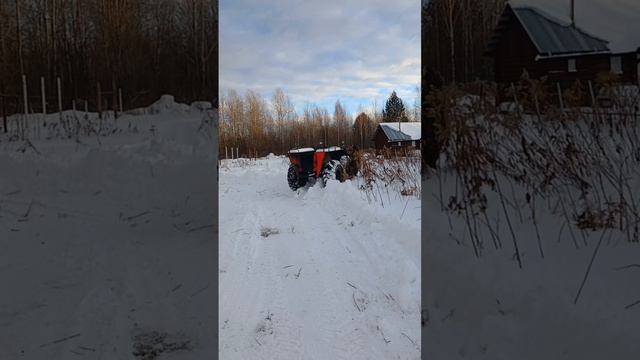 трицикл. Трехколесный вездеход. болотоход.