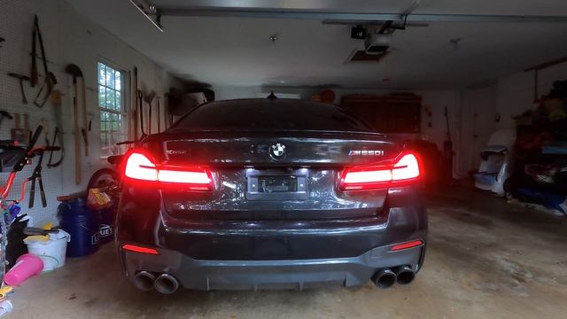 2021 BMW M550i (LCI) - Remus Catback Exhaust Warm Start + Revs