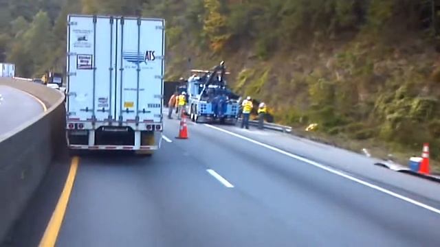 Truck Roll over on the gorge