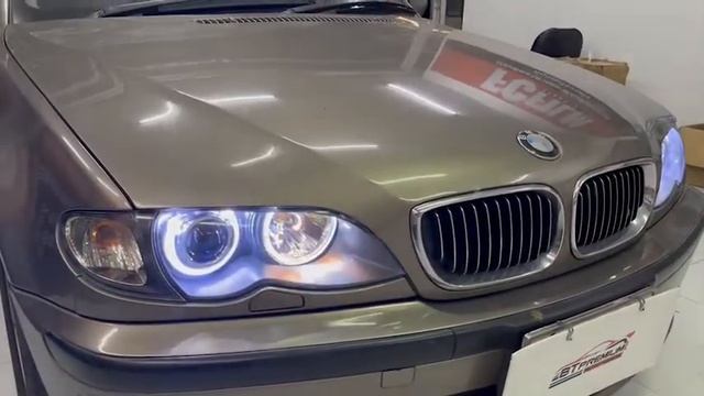 BMW E46 โปรเจคเตอร์เลนส์ควบคุมเเสง Projector Bi-LED LASER PHOENIX PRO-MAX 55w