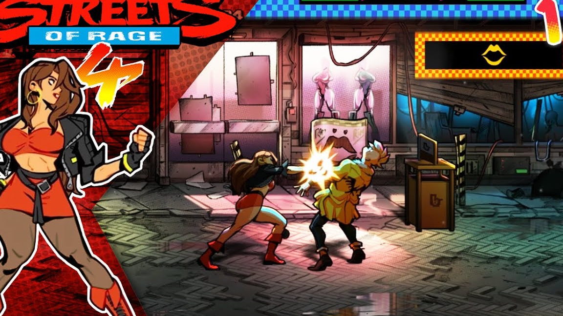 Легенда вернулась!Street of rage 4.Blaze Fielding.Уровень 1-Улицы.mp4