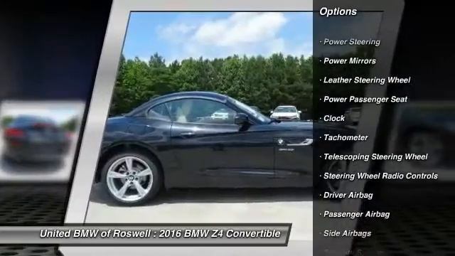 2016 BMW Z4 Roswell GA 49177