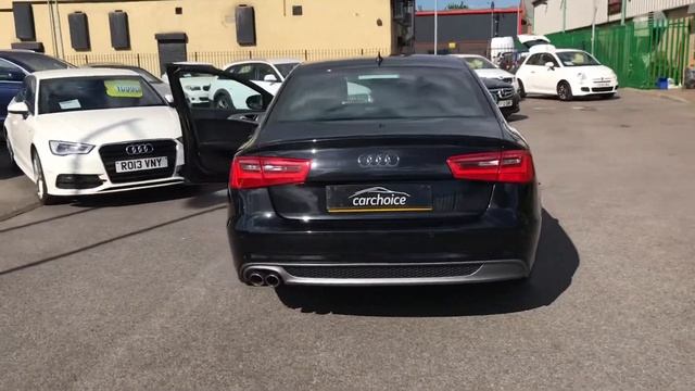 Audi A6 Saloon 2.0 TDI S line 4dr in Phantom black,