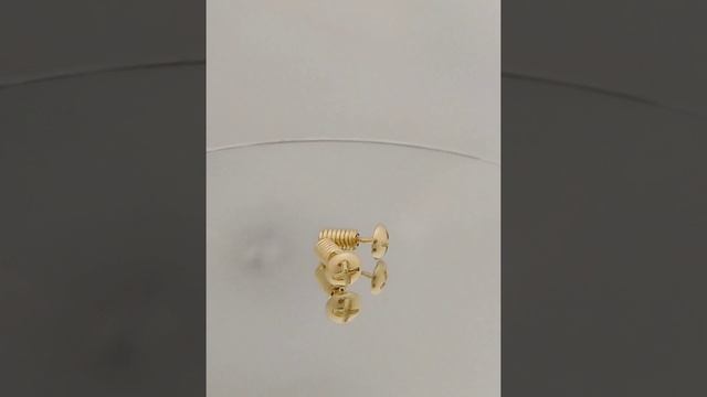 Серьги пусеты Винтики