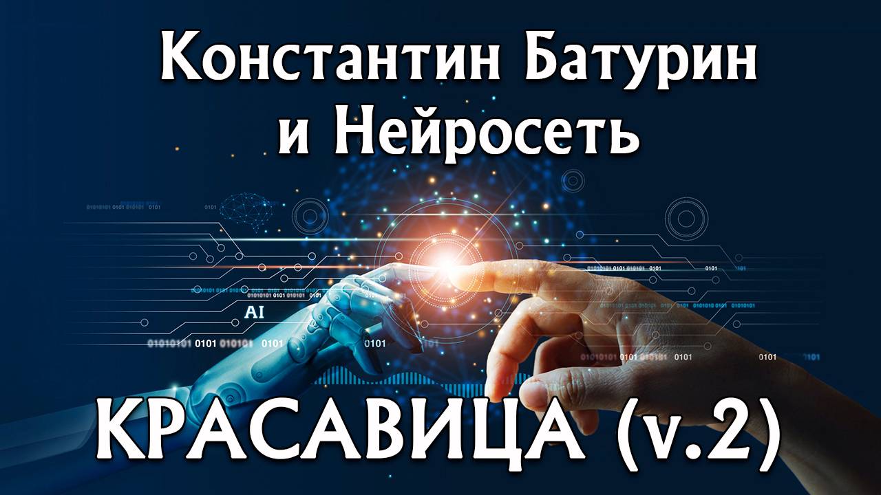 КРАСАВИЦА (v.2) - Константин Батурин и Нейросеть