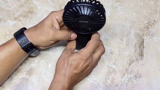 Rs 500  Giatop Portable Mini Rechargeable Desk fan Unboxing Review