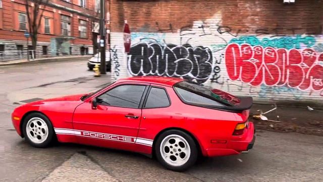 1988 Porsche 944 turbo driving video