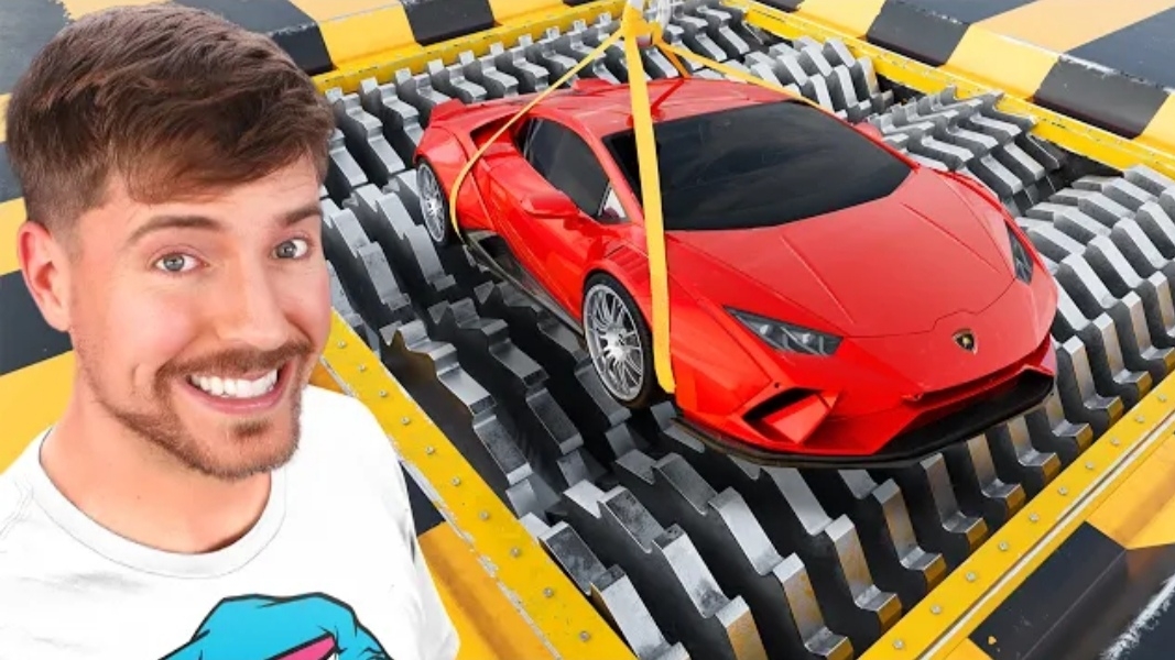 Мистер Бист : Lamborghini vs Измельчитель