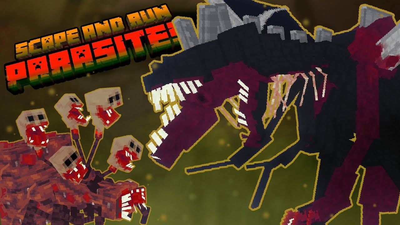 ЗАРАЖЁННЫЙ ЭНДЕР ДРАКОН И МОРСКОЙ ПАРАЗИТ! SCAPE AND RUN PARASITES