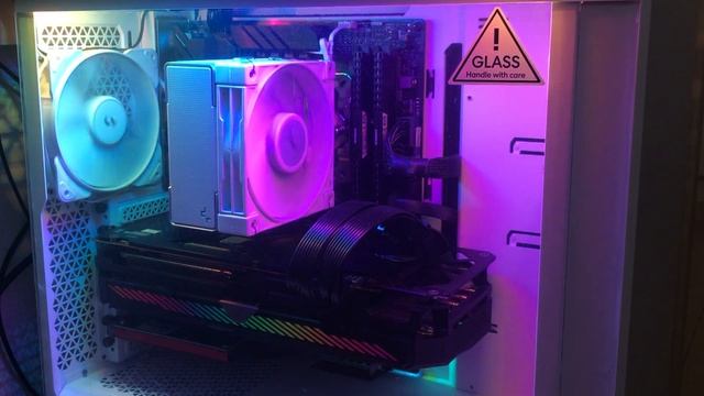 Fractal Design Pop silent＋ROG Strix 6700XT LEDライティングテスト