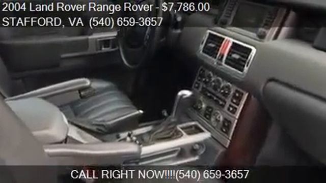 2004 Land Rover Range Rover HSE 4WD 4dr SUV for sale in STAF