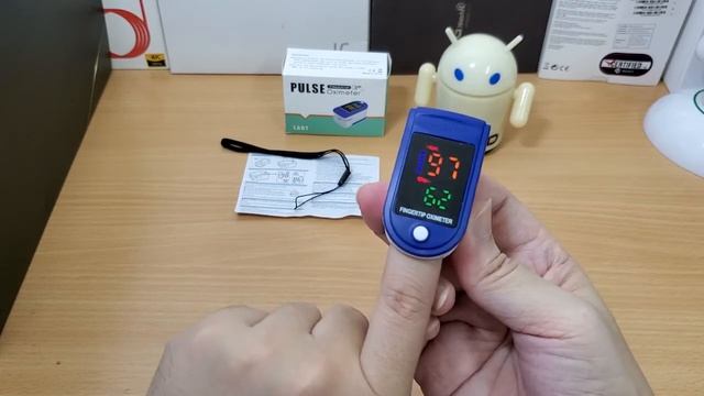 รีวิว เครื่องวัดออกซิเจนปลายนิ้วมือ PULES OXIMETER LK87