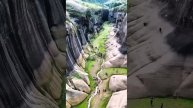 Высохшее водохранилище Шуанцяо, расположенное в провинции Хунань, Китай,