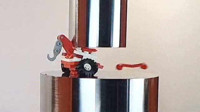 LEGO EXPERIMENT: 100 TONS HYDRAULIC PRESS VS LEGO CITY VEHICLES