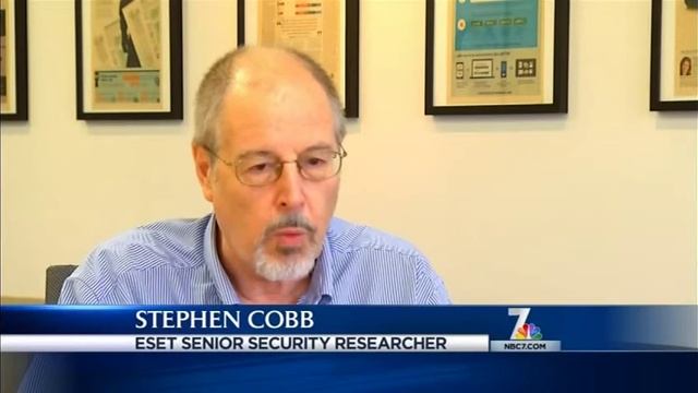 ESET talks to Consumer Bob on NBC to help people avoid phishing scams