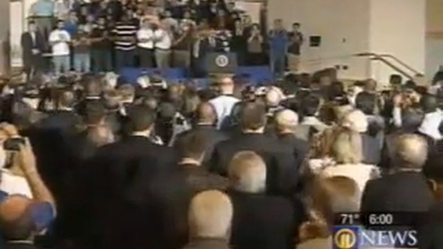 NBC Pittsburgh: More Than a Few Empty Seats at Today's Obama Event