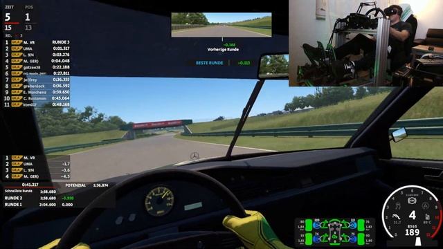 Automobilista 2 Entspannt im DTM Mercedes 190 EVO! VR + SR2 Motion