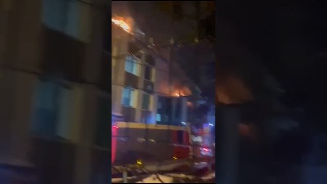 🔥Крупный пожар в психиатрической больнице в подмосковной Яхроме🔥