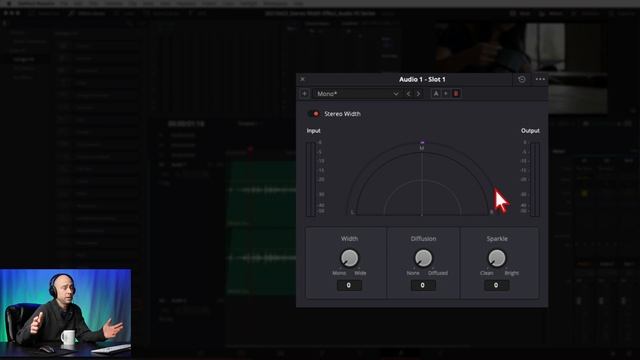 Create Space with the STEREO WIDTH Audio Effect in DaVinci Resolve 17   Audio Effects Series