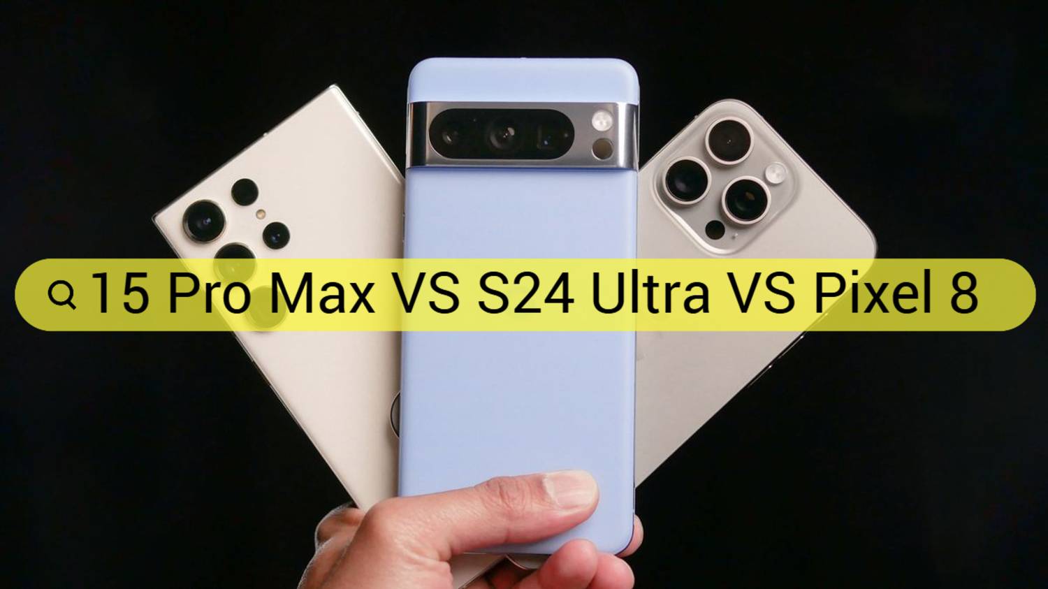 Сравнение iPhone 15 Pro Max VS Samsung S24 Ultra VS Google Pixel 8 Pro