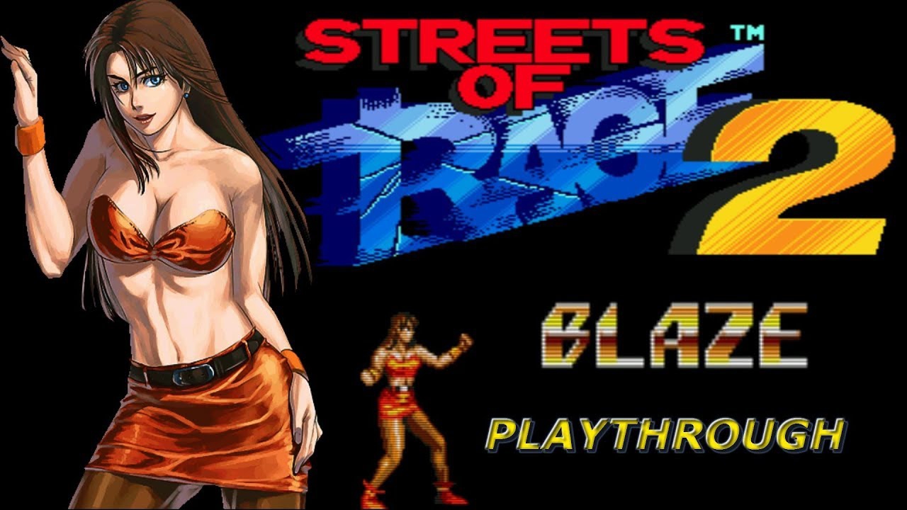 Street of Rage 2.Blaze walkthrough.Hard mode.mp4