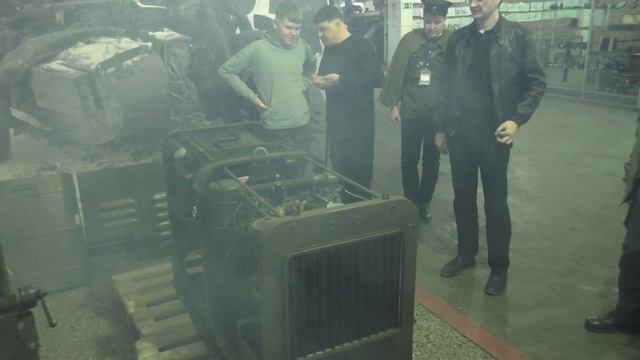 Интерактивный показ генератора Power Unit - новинки выставки Моторы войны