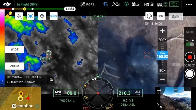 SMART CONTROLLER DJI SU INCENDIO IN TICINO