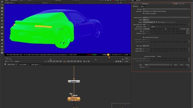 1. Z-Depth and Defocusing