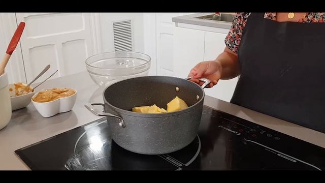 brownie de mantequilla de cacahuete y mermelada [La  Cocina  de Calor]