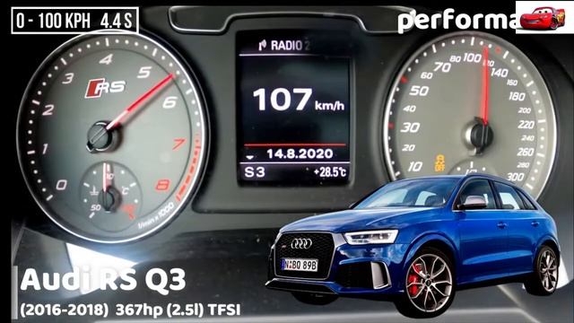 Audi RS Q3 Acceleration Battle (2013-2022)