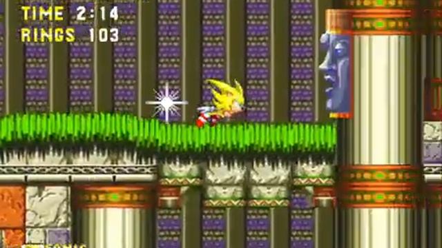 Sonic 3 Complete мраморный сад акт 2